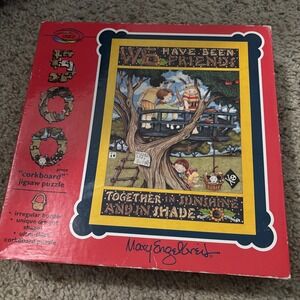 Mary Engelbreit Ceaco Corkboard Jigsaw Puzzle 500 Piece We Have Been Friends